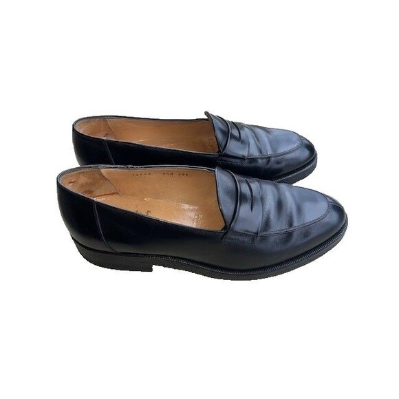 Gravati Italy Men’s Penny Loafers Sz 9.5M Black Leather/Vibram GumLite Soles main image 7